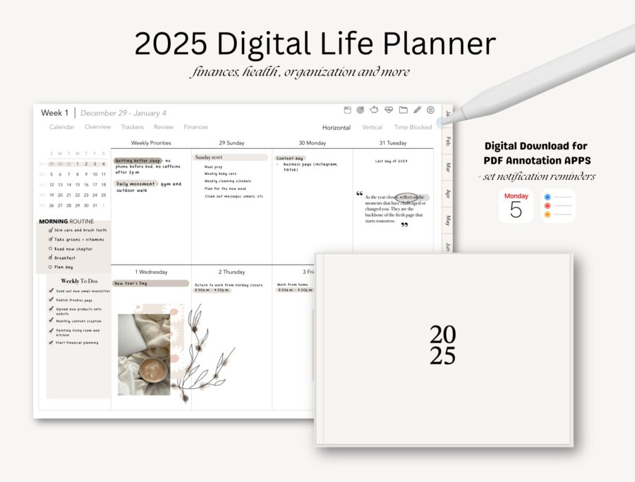 2025 digital life Planner